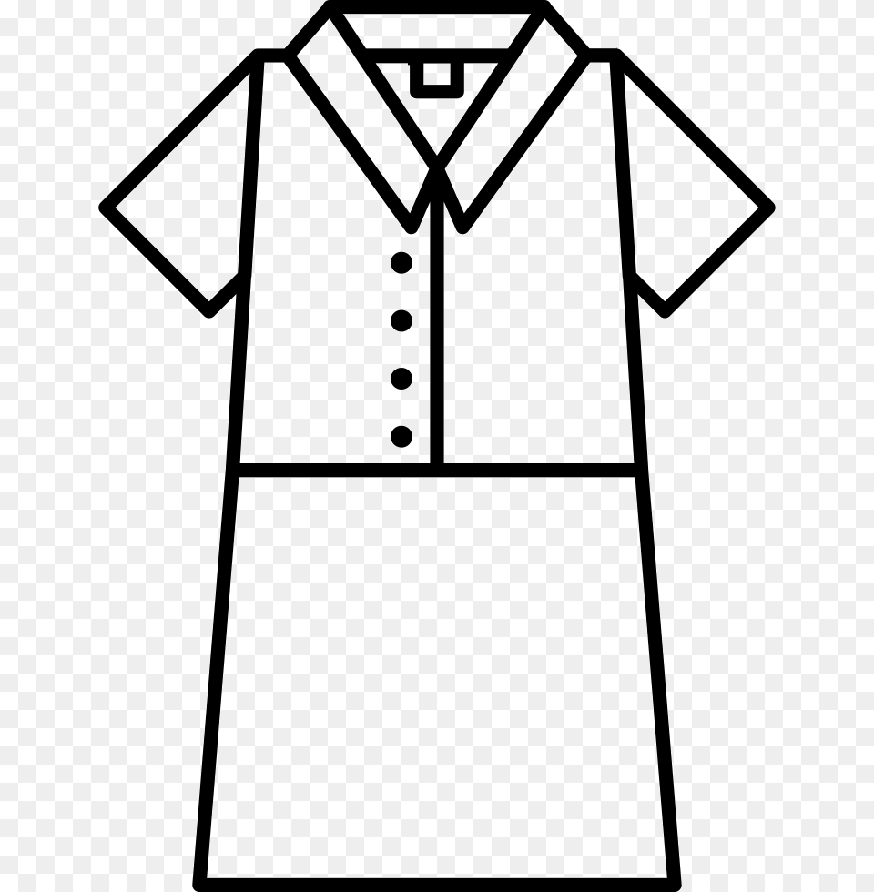 Skirt And Shirt Outline Comments Shirt And Skirt Outline, Clothing, T-shirt, Person, Sailor Suit Free Transparent Png