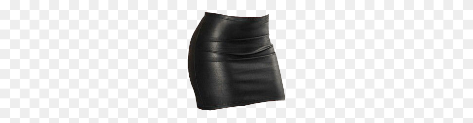 Skirt Leather Black, Clothing, Miniskirt Free Transparent Png