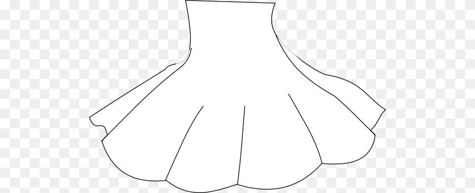 Skirt Outline Clip Art, Clothing, Bow, Weapon Png Image