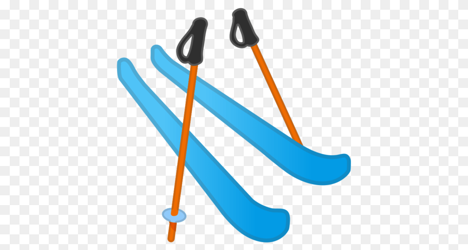 Skis Emoji, Stick, Oars Free Transparent Png