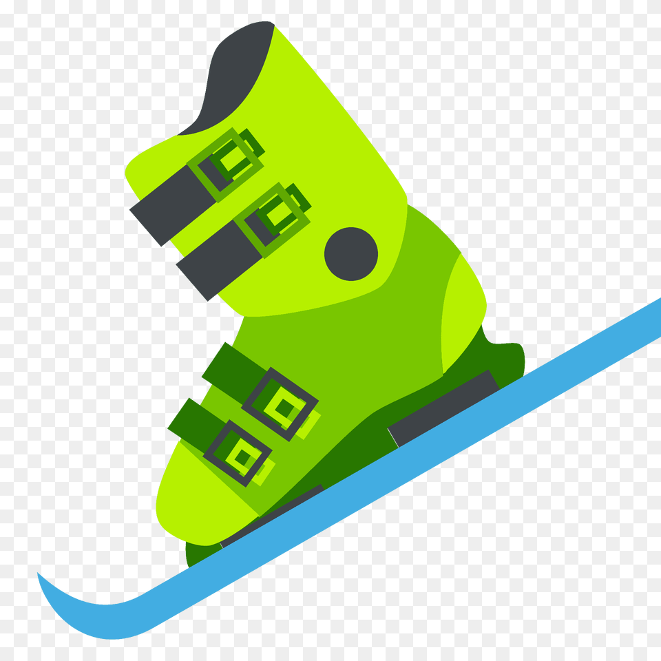 Skis Emoji Clipart, Boot, Clothing, Footwear, Ski Boot Free Png