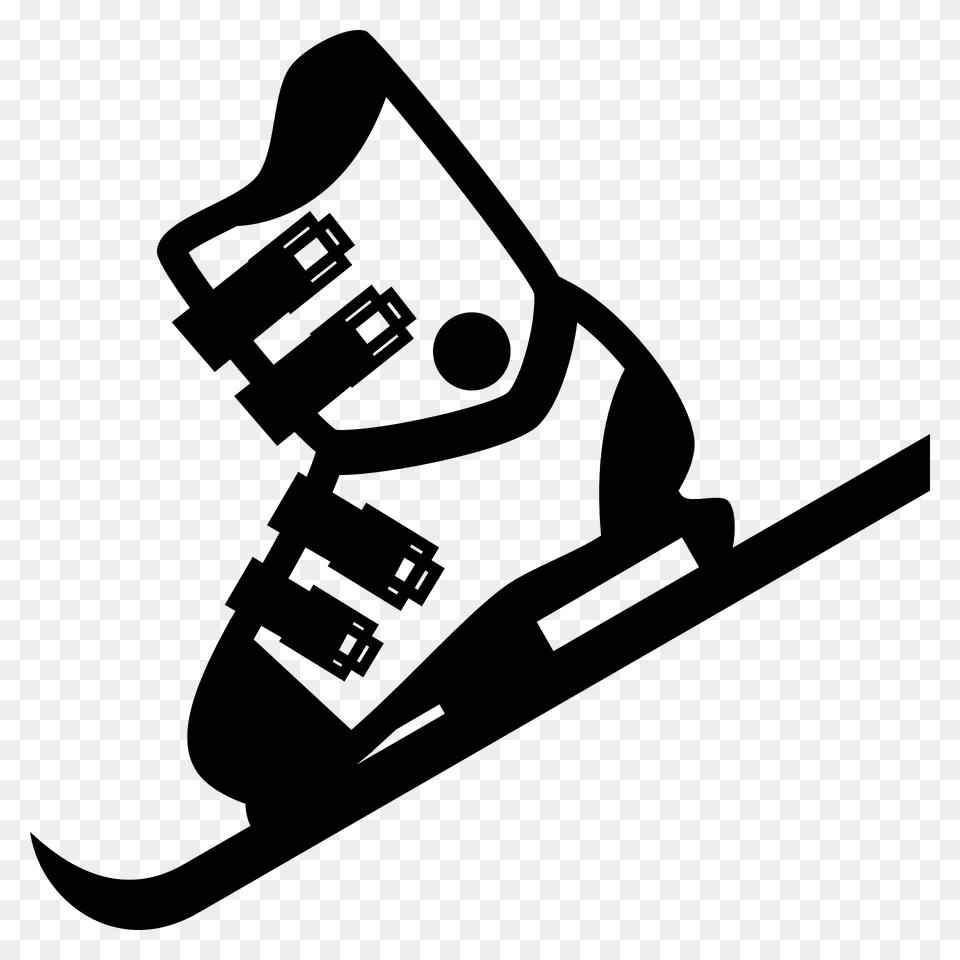 Skis Emoji Clipart, Boot, Clothing, Footwear, Ski Boot Png