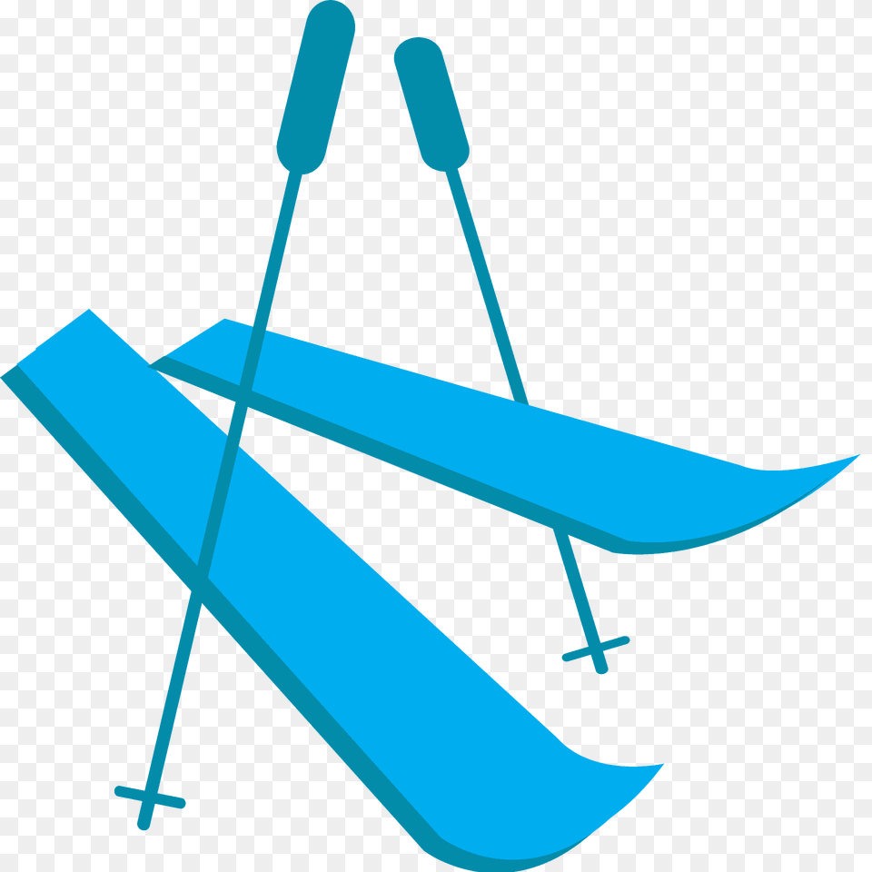 Skis Emoji Clipart, Oars, Outdoors Png Image