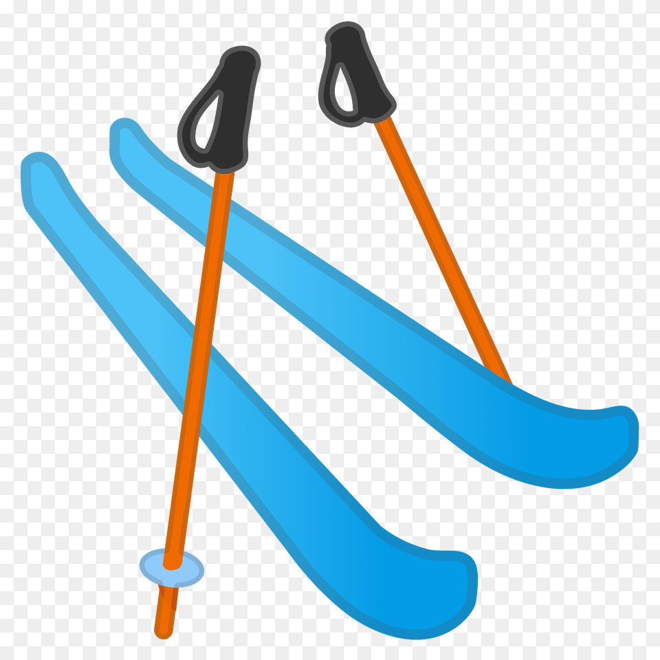 Skis Emoji Clipart, Stick, Smoke Pipe, Outdoors Free Transparent Png