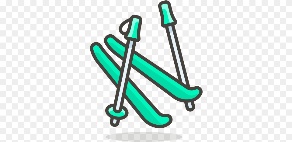 Skis Free Icon Of 780 Vector Emoji, Light, Dynamite, Neon, Weapon Png Image