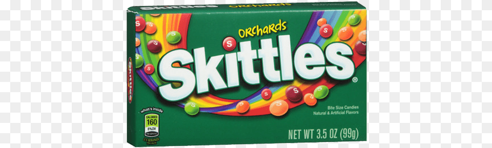 Skittles Orchards Bite Size Candies 3 5 Oz Theater Skittles Original, Food, Sweets, Candy, Gum Free Png Download