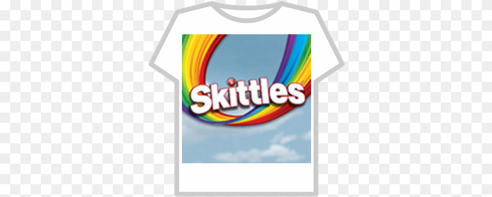 Skittles Shirt Roblox Skittles, Clothing, T-shirt, Dye Free Transparent Png