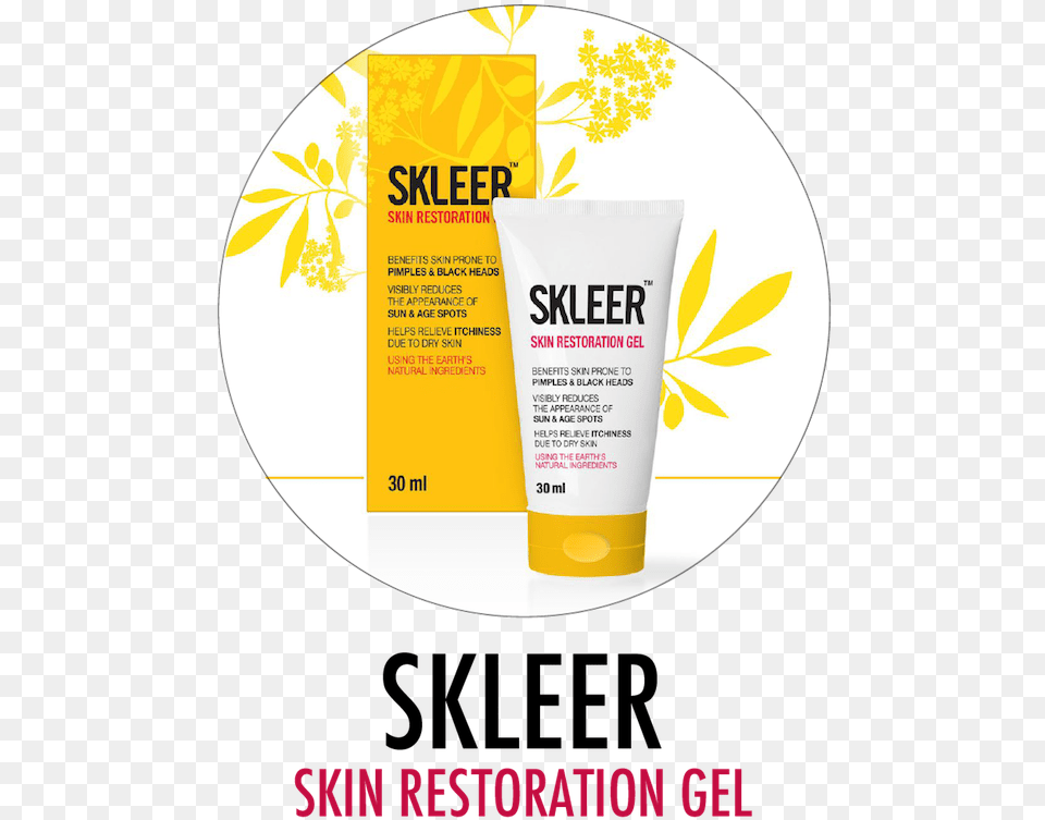 Skleer Skin, Bottle, Cosmetics, Sunscreen, Advertisement Free Png