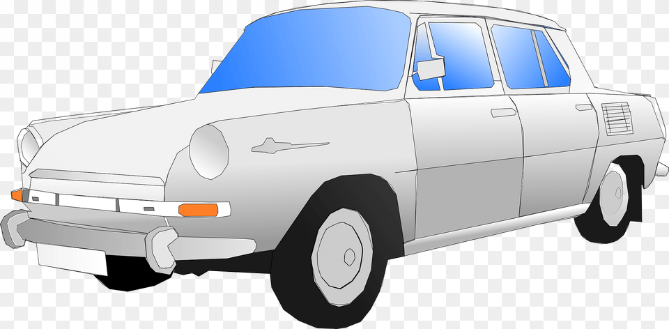 Skoda 1000mb Clipart, Car, Sedan, Transportation, Vehicle Png Image