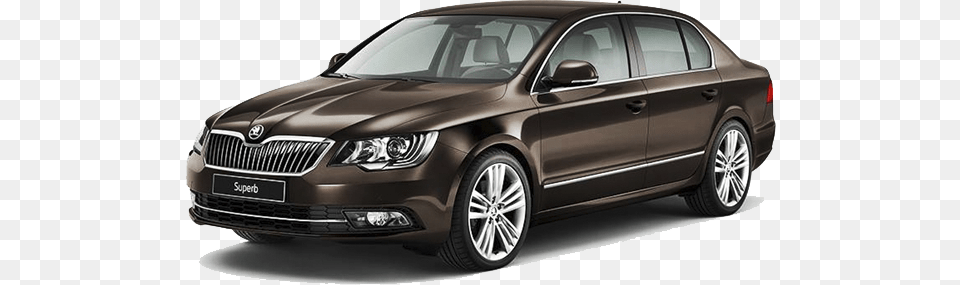 Skoda, Sedan, Car, Vehicle, Transportation Free Png