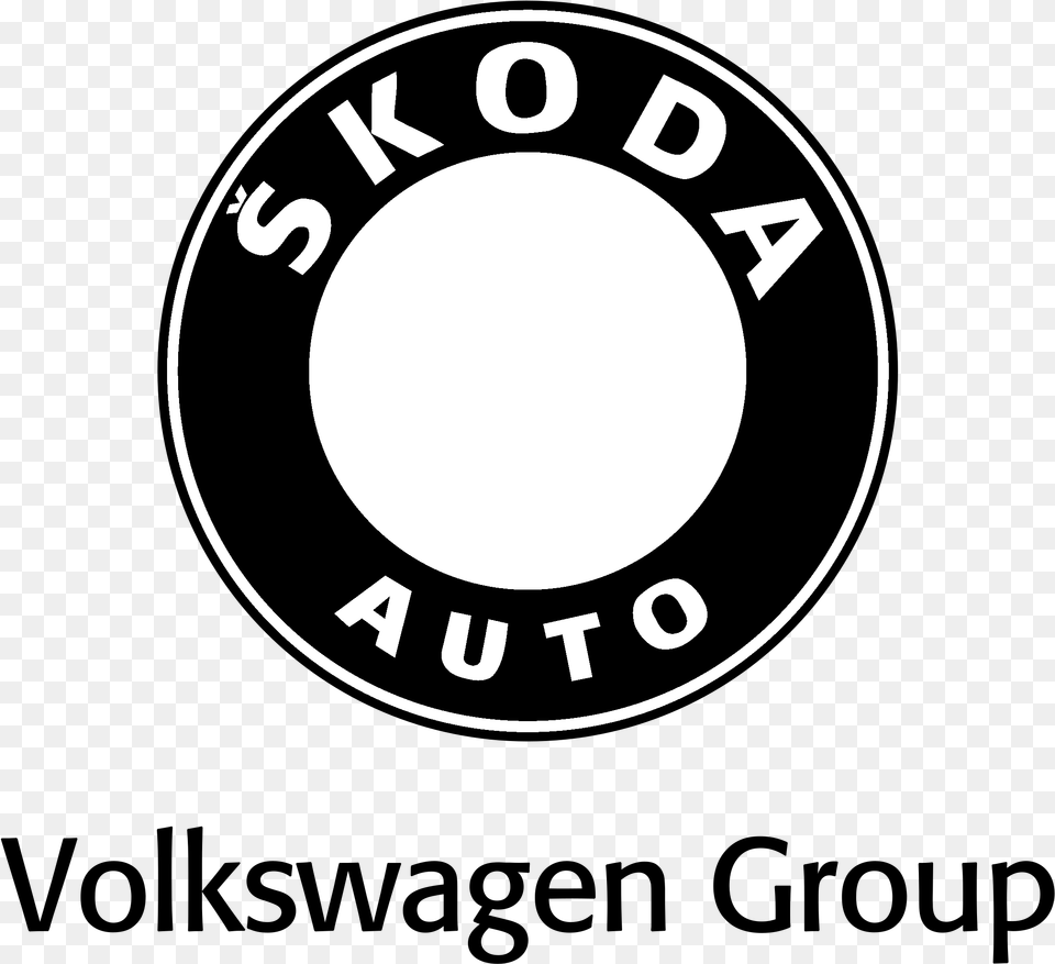 Skoda Auro Logo Black And White Logo Skoda, Disk Free Png Download