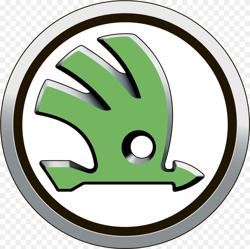 Skoda Logo Logo Skoda Simply Clever, Alloy Wheel, Vehicle, Transportation, Tire Free Png