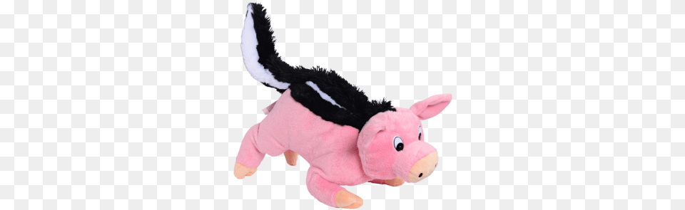 Skoink Skunk Pig Stuffed Animal Left View Genetipetz Skoink Plush Skunk Pig Mixed Up Animal With, Toy, Mammal Png