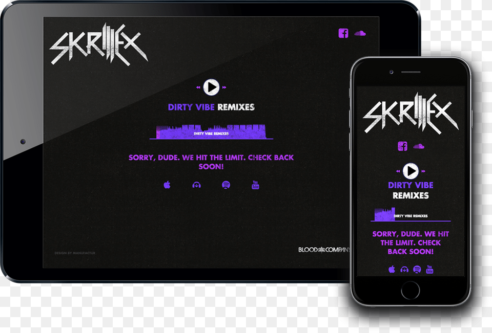 Skrillex Microsite Downloads Skrillex, Electronics, Mobile Phone, Phone, Computer Png Image