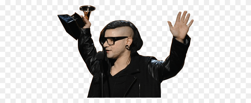 Skrillex Photo, Jacket, Clothing, Coat, Electrical Device Free Png