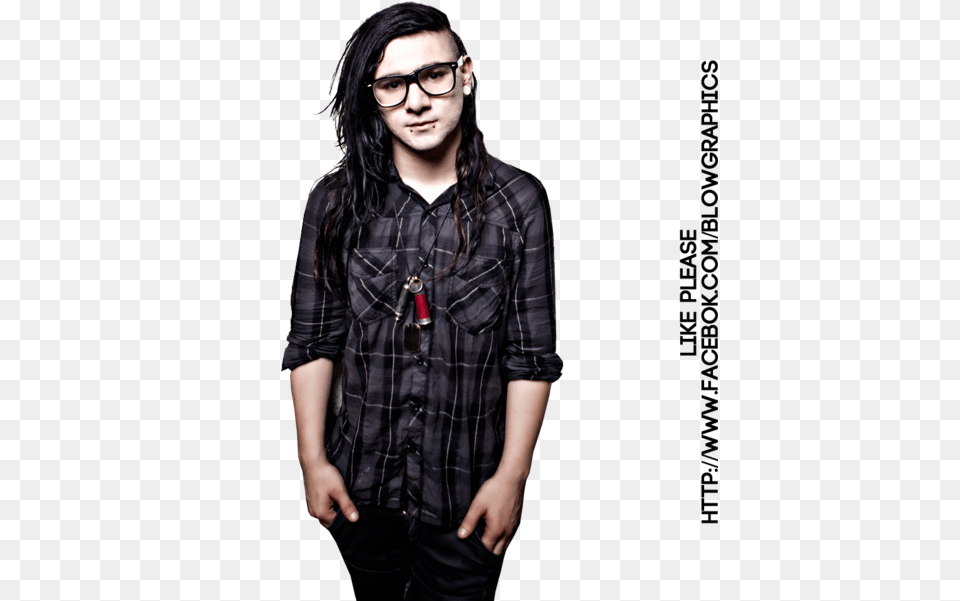 Skrillex Skrillex, Head, Person, Face, Clothing Png