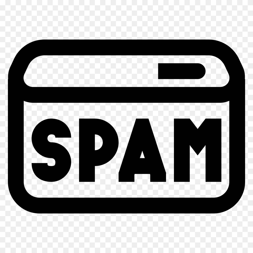 Skrzynka Spam Icon, Gray Free Png