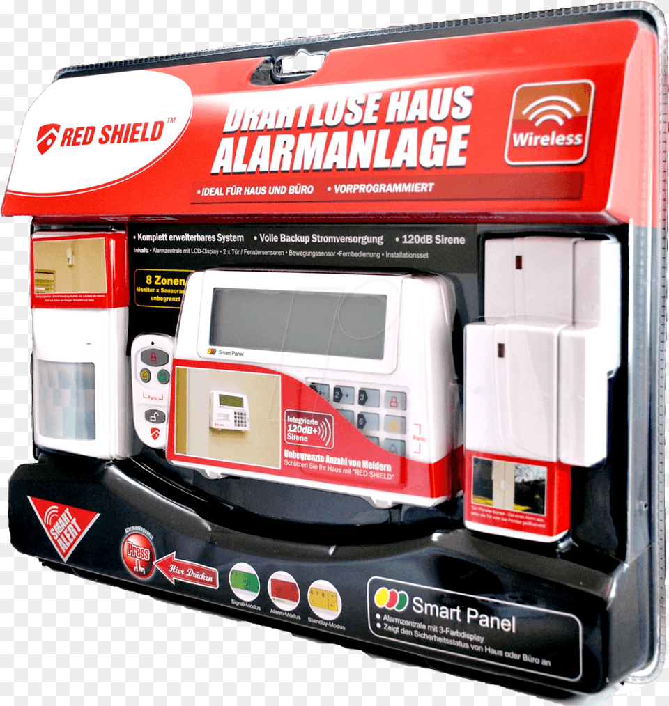 Skt Red Shield Alarm System Starter Set Skt Ws 100 Red Shield Alarm Manual, Electronics, Mobile Phone, Phone, Computer Hardware Free Transparent Png