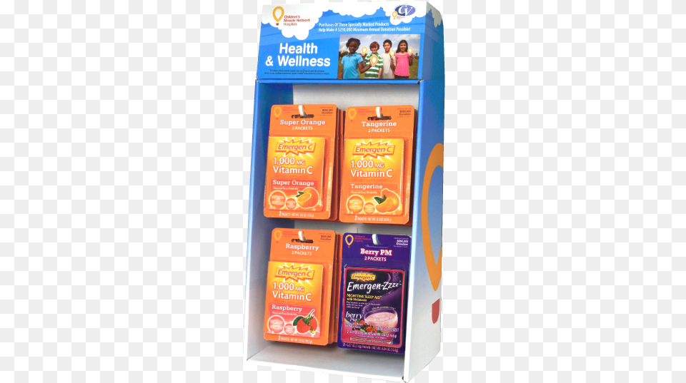 Sku Emergen C Assortment Display 24 Ct Emergen C Energy And Immune Booster Fizzy Drink Mix, Child, Female, Girl, Person Png