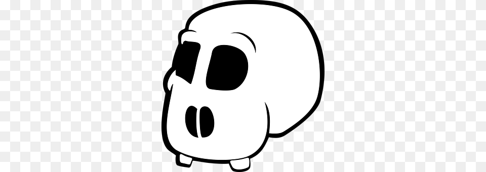 Skull Helmet, Stencil Free Transparent Png