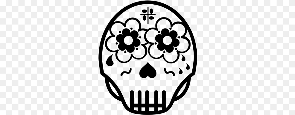 Skull, Gray Free Png