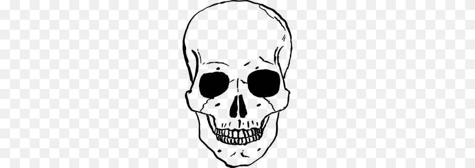 Skull Gray Free Transparent Png