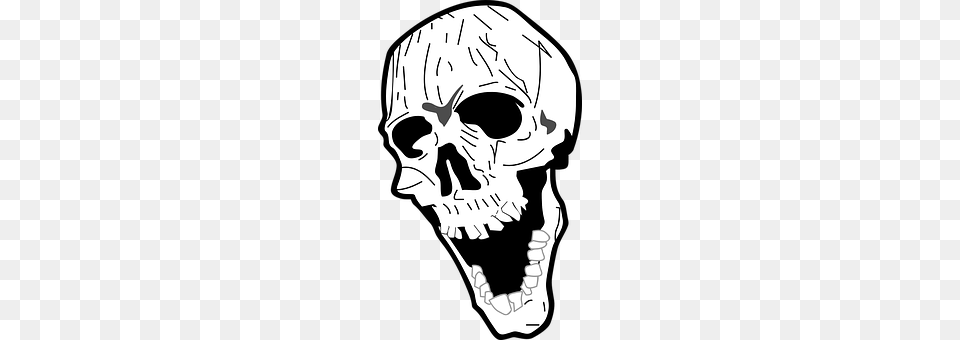 Skull Stencil, Person Free Png