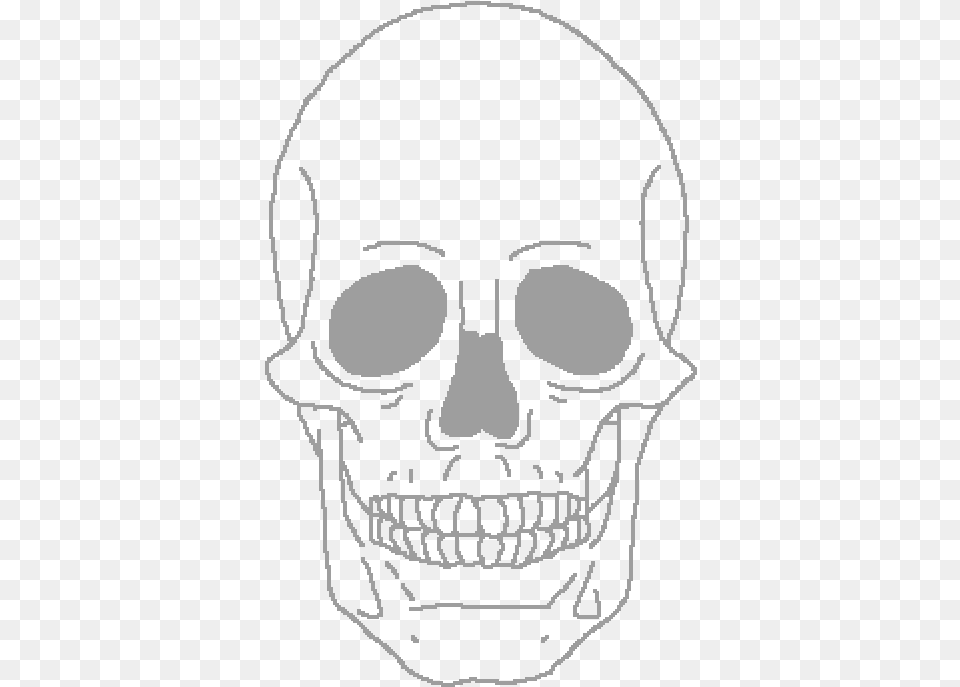 Skull, Stencil, Adult, Male, Man Free Png