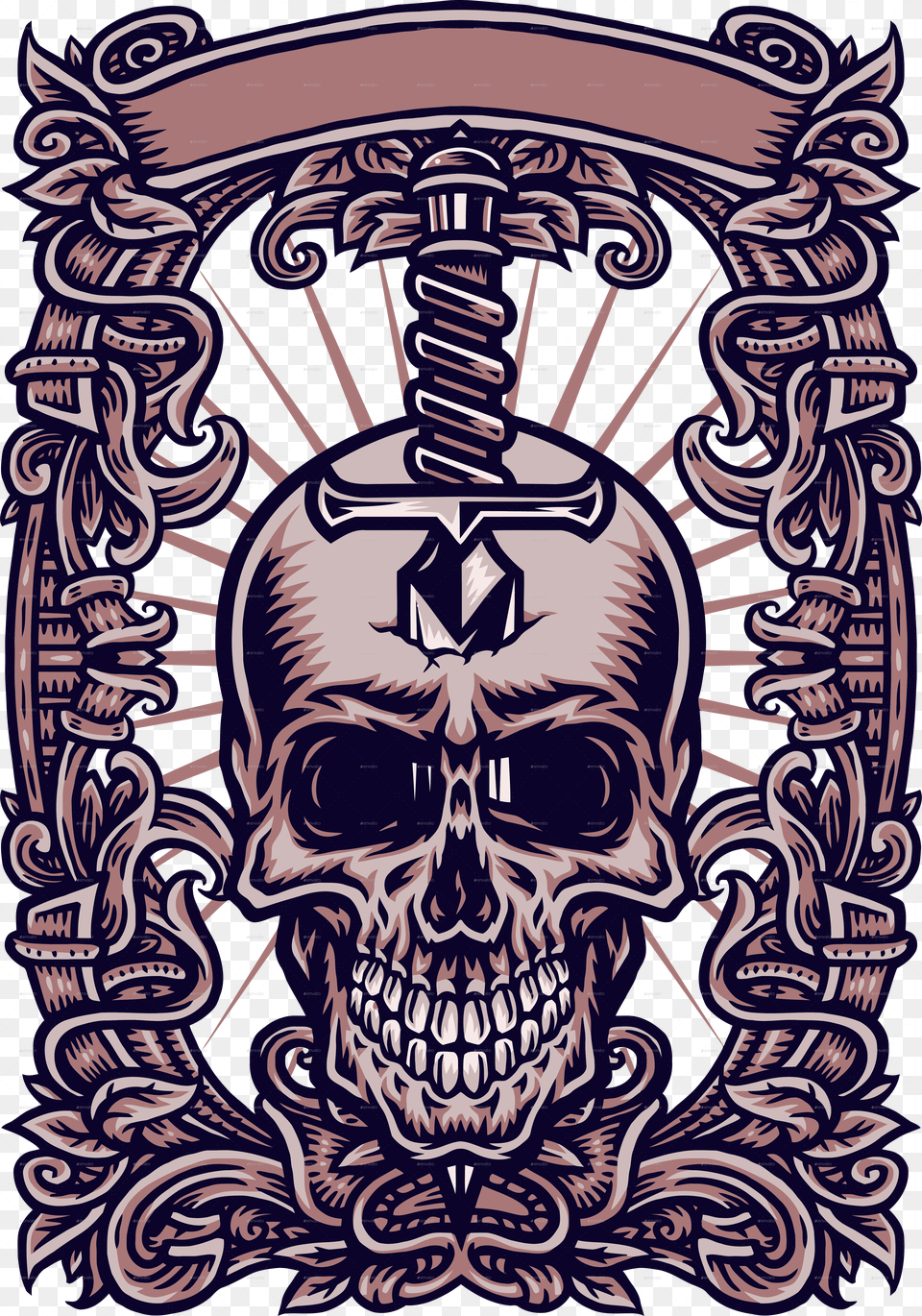 Skull, Emblem, Symbol, Person, Skin Png Image