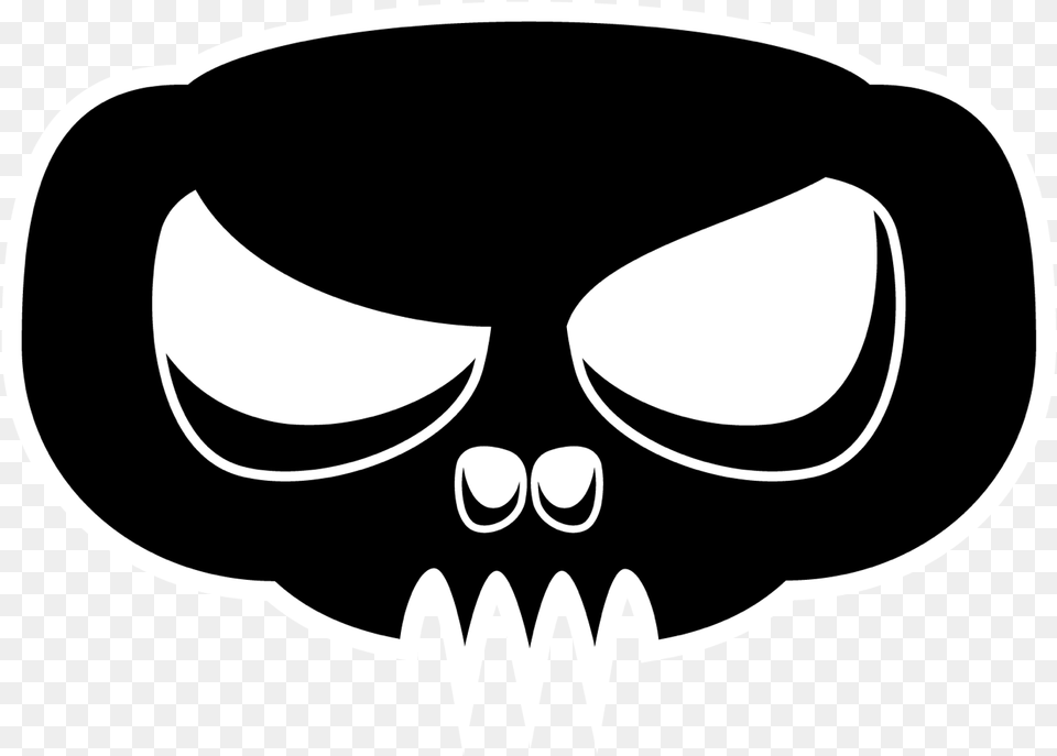 Skull, Stencil, Accessories, Goggles, Alien Png Image