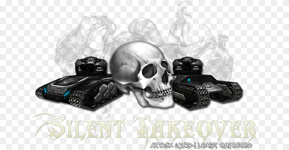 Skull, Firearm, Gun, Handgun, Weapon Png Image