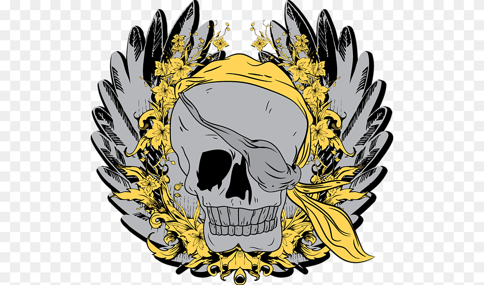 Skull, Emblem, Symbol, Adult, Male Png Image