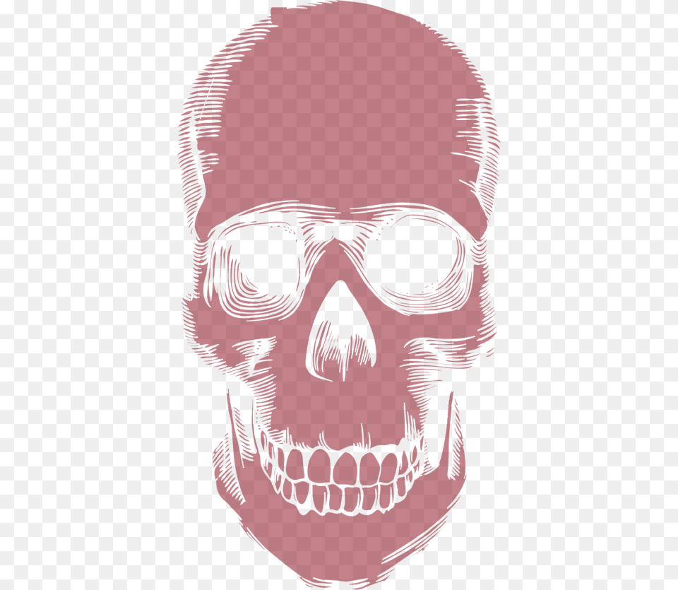 Skull, Maroon Png