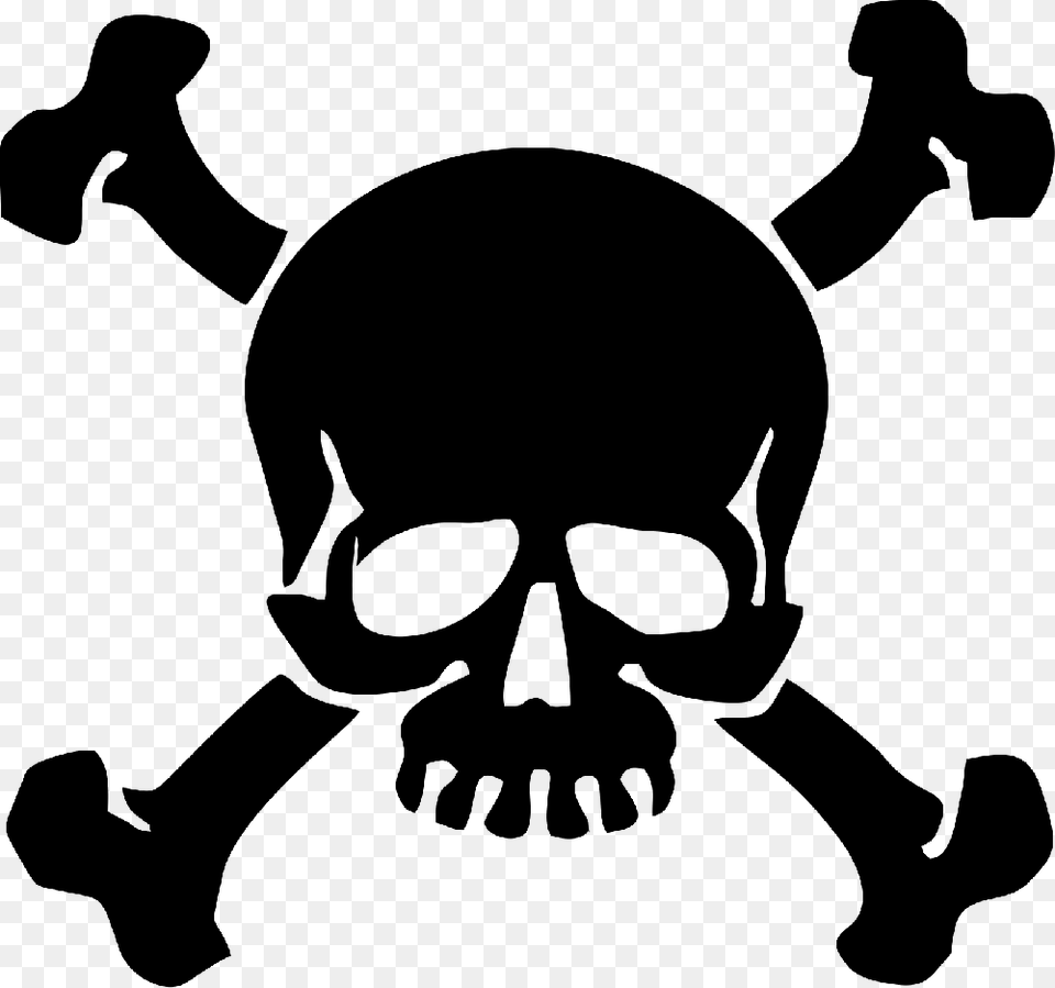 Skull, Stencil, Baby, Person, Pirate Png