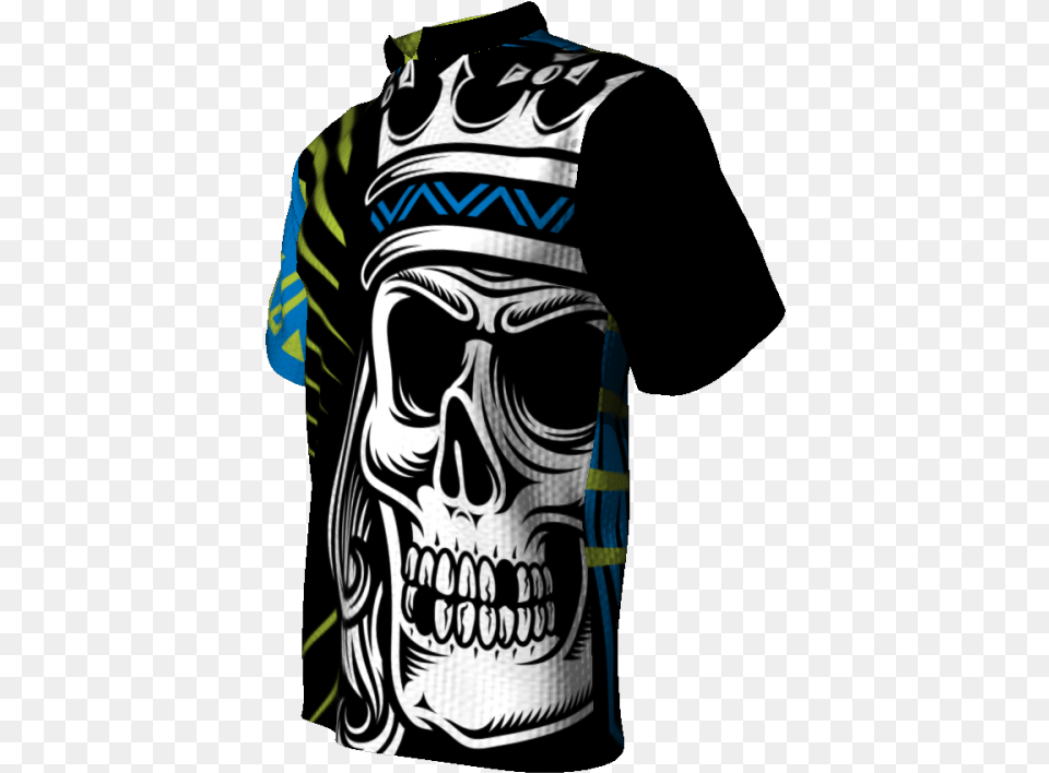 Skull, Clothing, Emblem, Symbol, T-shirt Png Image