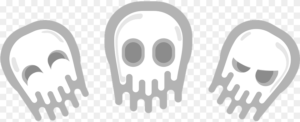 Skull, Face, Head, Person, Stencil Png Image