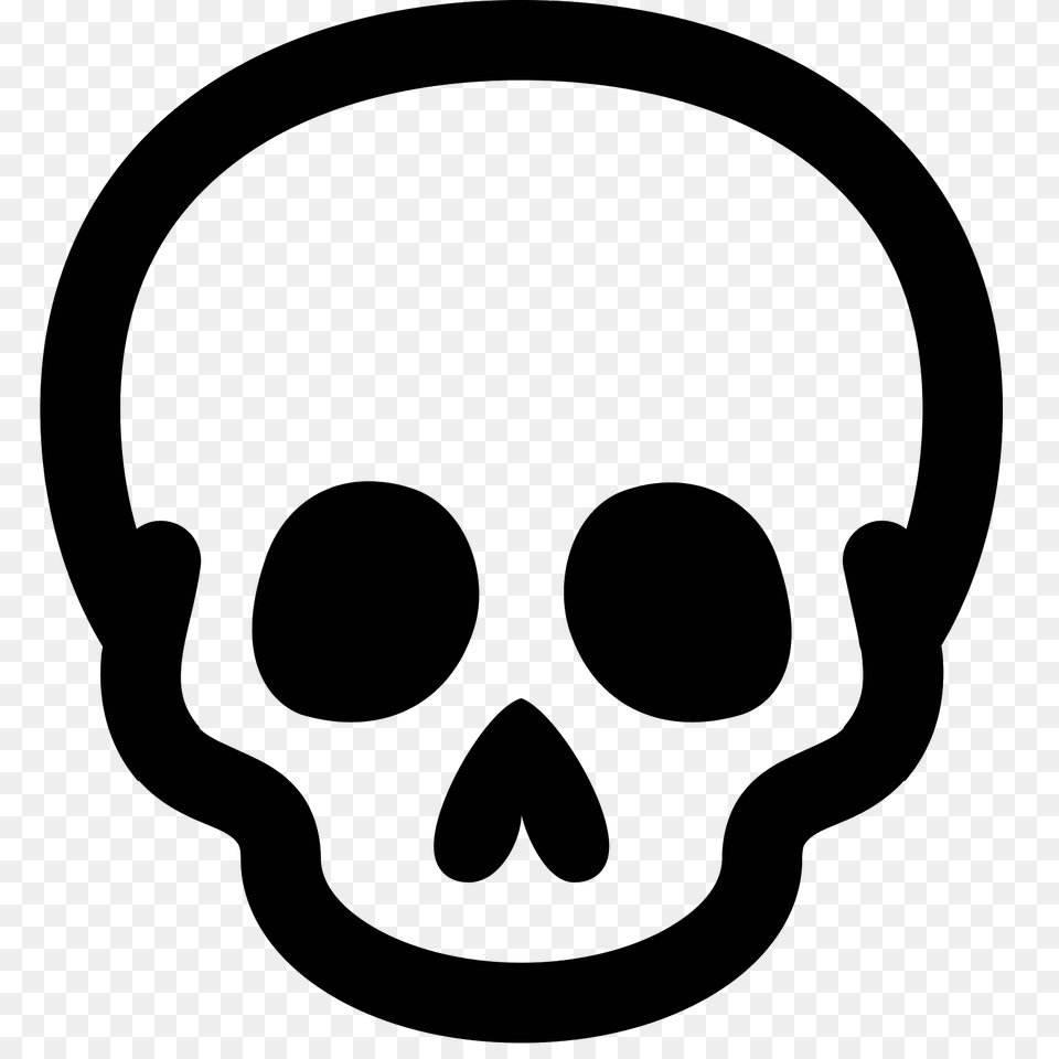 Skull, Gray Free Transparent Png