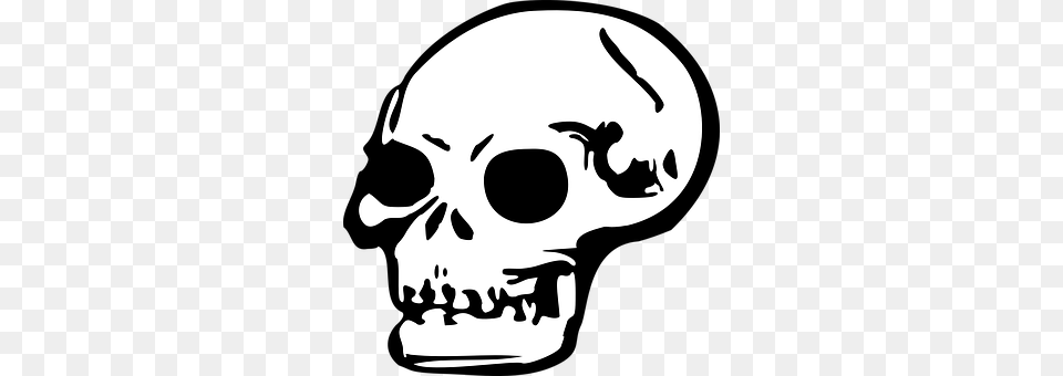 Skull Stencil, Baby, Person Png Image