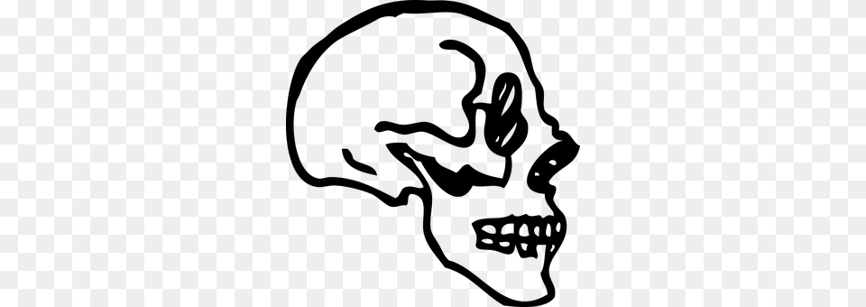 Skull Gray Free Png