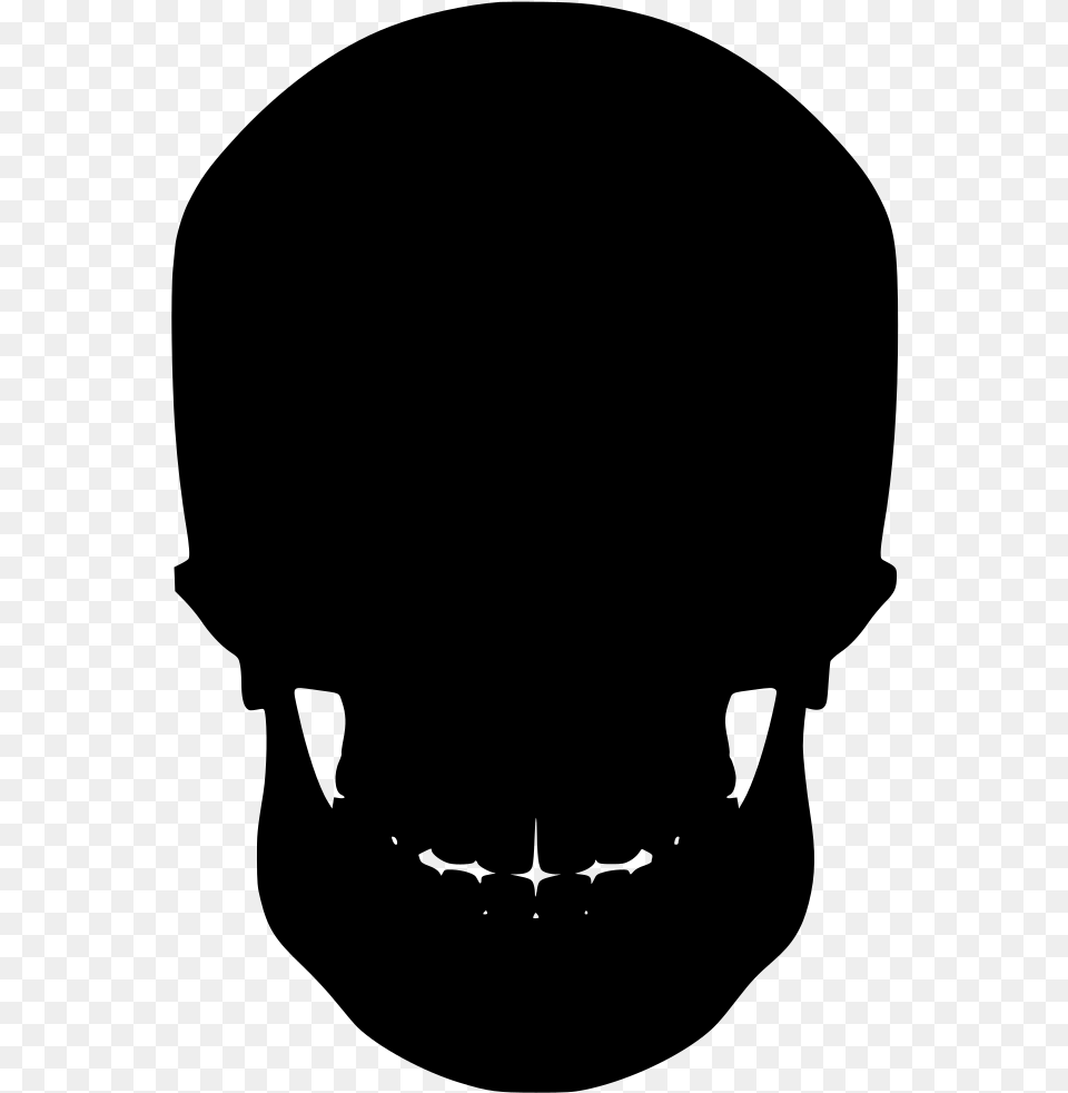 Skull, Gray Free Png