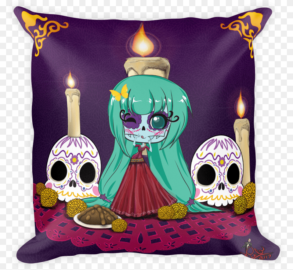 Skull, Cushion, Home Decor, Pillow, Adult Free Transparent Png