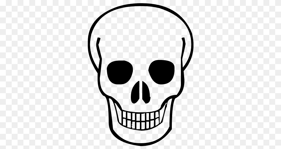 Skull, Stencil, Art, Drawing, Smoke Pipe Png Image