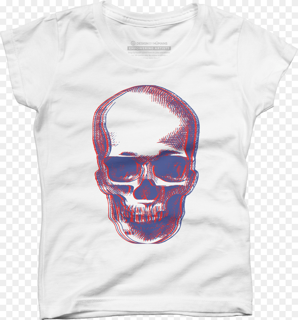 Skull 3d Men S T Shirt Skull, Clothing, T-shirt, Accessories, Sunglasses Free Transparent Png