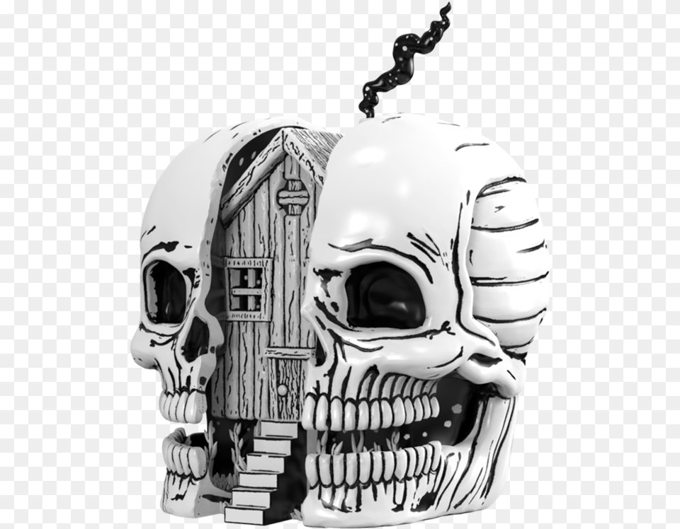 Skull, Helmet, Art, Drawing, Head Png Image