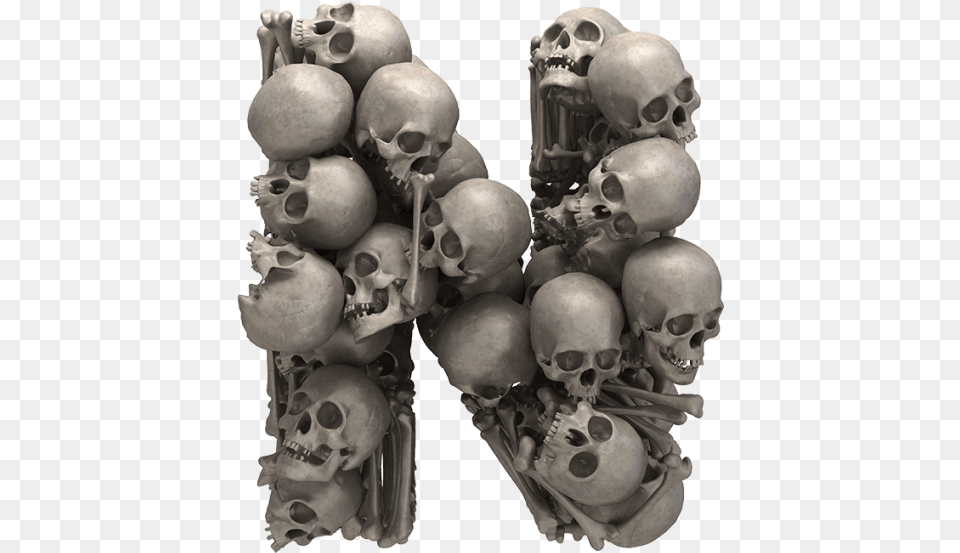 Skull Alphabet, Baby, Person Png Image