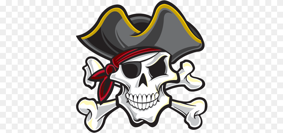 Skull Amp Bones Skull And Crossbones Piracy Human Skull Pirate Skull And Crossbones Cartoon, Person, Clothing, Hat, Plant Png
