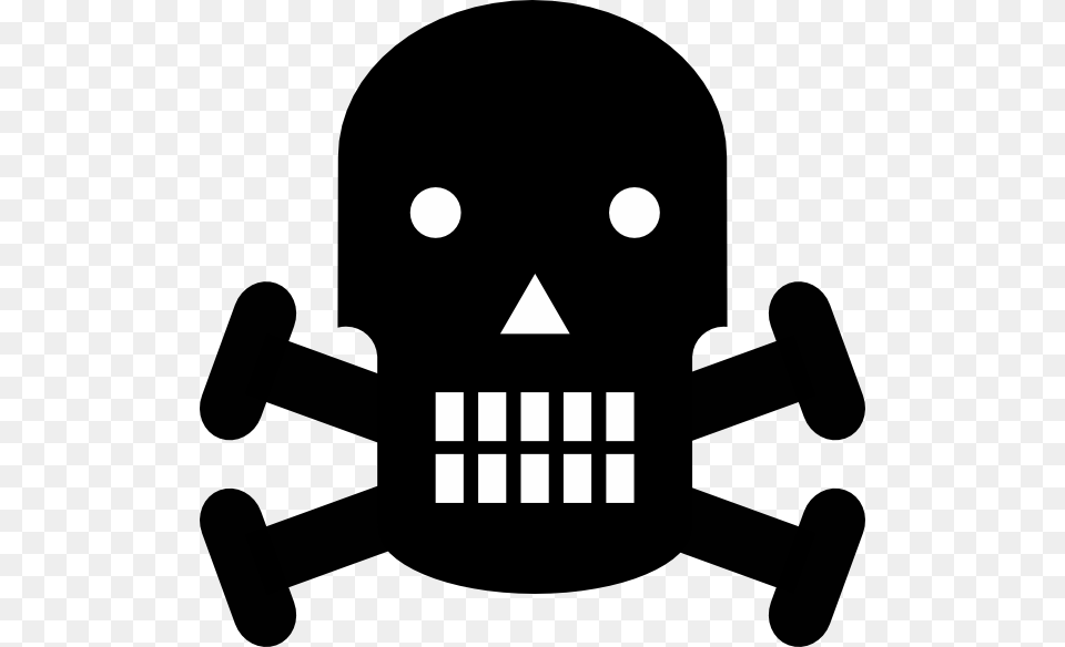 Skull And Bones Clip Art, Stencil, Device, Grass, Lawn Free Transparent Png