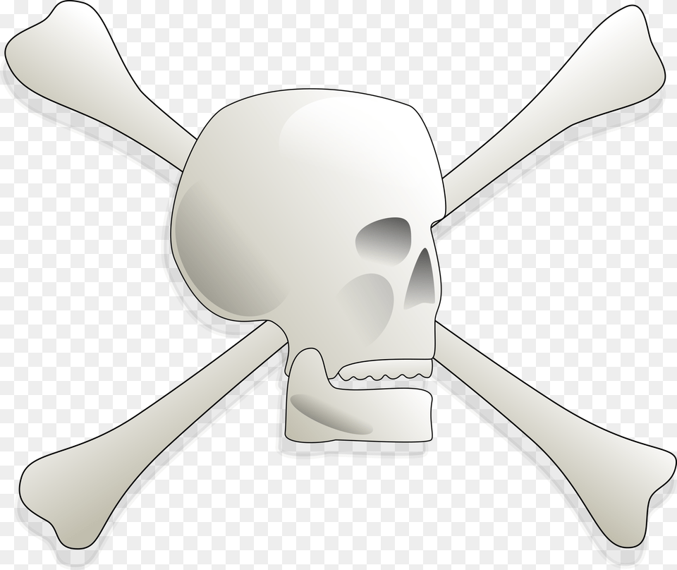 Skull And Bones Clip Arts Skull And Bones, Cutlery, Appliance, Ceiling Fan, Device Free Png Download