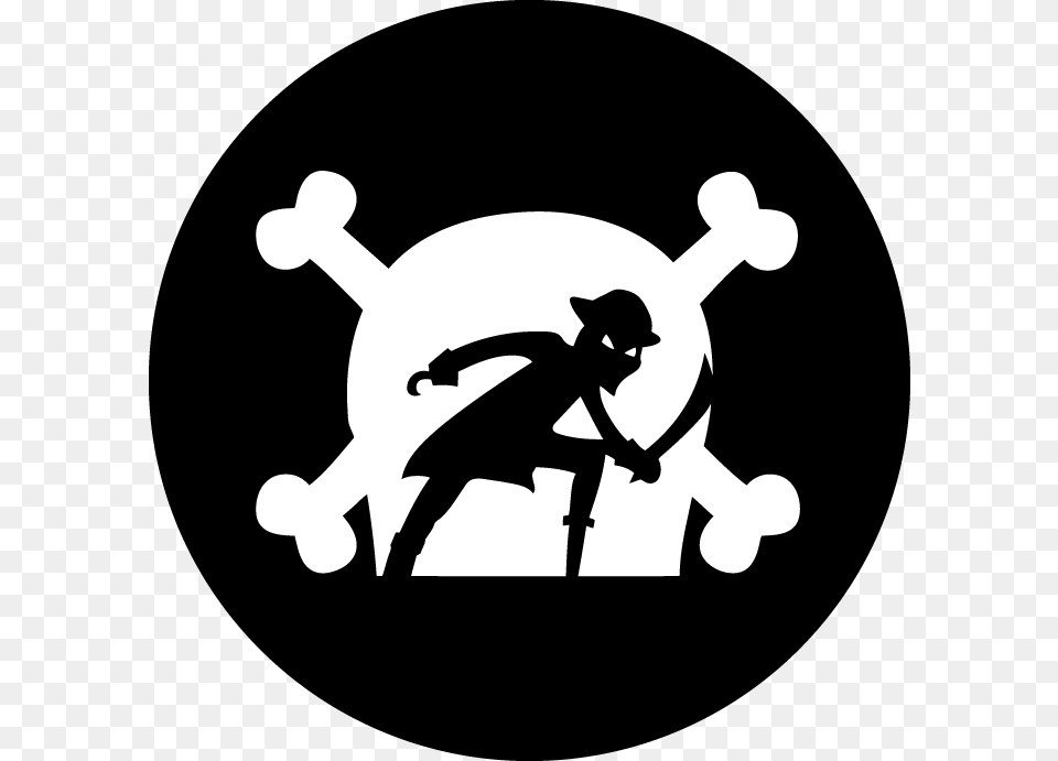 Skull And Cross Bones Icon, Stencil, Animal, Kangaroo, Mammal Free Transparent Png