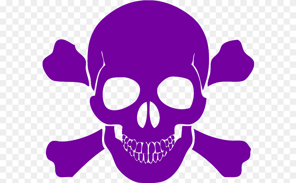 Skull And Cross Bones Skull And Cross Bones, Baby, Person, Purple, Face Free Png Download